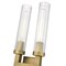 Z-Lite Beau 2 Light Wall Sconce, Rubbed Brass & Clear 3031-2S-RB - alternate 7